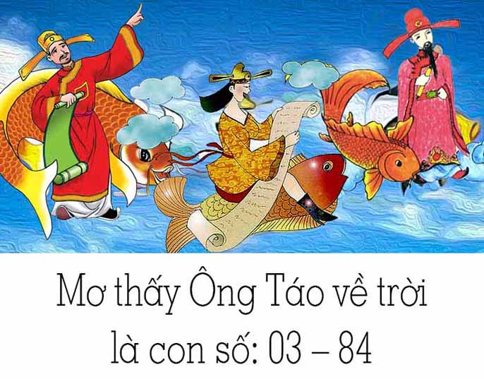 Ngủ mơ thấy ông Táo bay về trời 