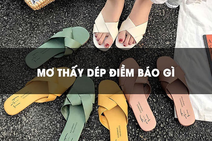 Nằm mơ thấy đôi dép đánh đề con gì? 